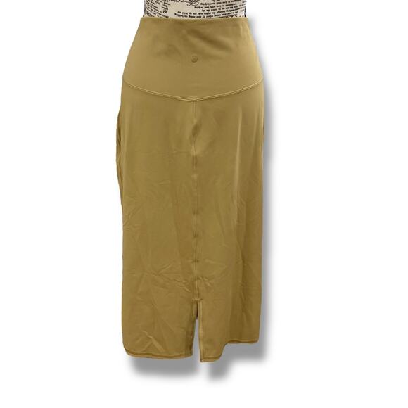 NWT Lululemon Size 14 Nulu Slim-Fit High-Rise Skirt - Filbert Tan - Picture 8 of 9
